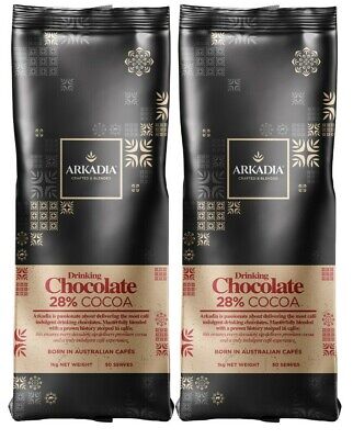 Arkadia 28% Drinking Chocolate 2kgs - CARBON NEUTRAL DELIVERY • 20.02$