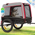 Bike Trailer Pet Carrier Dog Trailer for Dog Pram Cargo Bicycle Foldable Red 