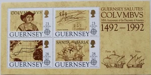 500 Jahre Entdeckung Amerikas durch Columbus Briefmarkenbogen, 1992, postfrisch - Bild 1 von 1