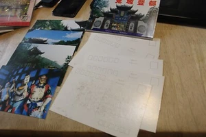 PRC POST CARD - GHOST CITY OF FENGDU 9 CARD SET IN FOLDER MINT  - Picture 1 of 2