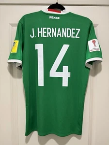 Chicharito #14 Men’s MEDIUM Adidas Mexico Seleccion Mexicana Jersey Used - Picture 1 of 16