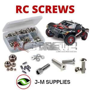 RCScrewZ Stainless Steel Screw Kit tra073 for Traxxas Slayer Pro 4x4 TSM 59076-3