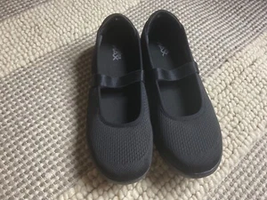 SKECHERS Go Step Lite Mary Jane Slip On Shoes Goga Max Black Women's 10 - Picture 1 of 10