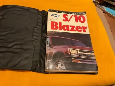 1992 Chevrolet Chevy S 10 Blazer Manual do Proprietário com Estojo e Extras - Imagem 1 de 2