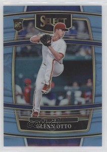 2022 Panini Select Concourse Carolina Blue Prizm /35 Glenn Otto #6 Rookie RC