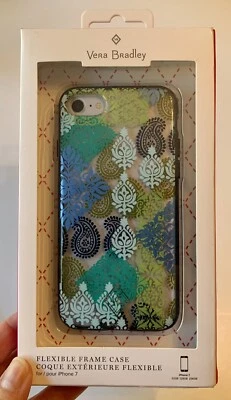 Funda Vera Bradley Marco Flexible para iPhone 7 Mar Caribe NUEVA en Caja Precio de venta sugerido por el fabricante 38 USD Foto 1 de 4