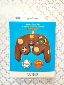 NEW Donkey Kong Wired Fight Pad Nintendo Wii/Wii U PDP Controller Sealed - Picture 1 of 10