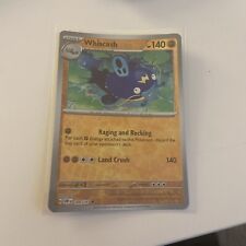 109/197 Whiscash : Reverse Holo Card : SV03 Obsidian Flames Pokemon TCG