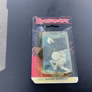 heartbreaker miniatures #212 Dwarves Champions - Picture 1 of 1