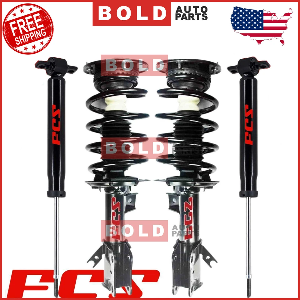 Juego completo de 4 amortiguadores delanteros y traseros FCS para Ford Fusion 2013-2019 Foto 1 de 3