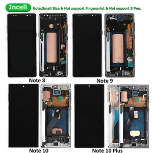 LCD For Samsung Galaxy Note 8 9 10 10 Plus Display Touch Screen Frame Assembly - Picture 1 of 30