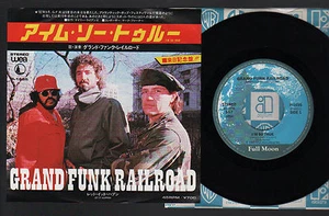 7" GRAND FUNK RAILROAD I'M SO TRUE / LET IT HAPPEN MADE IN JAPAN 1982 WEA - Picture 1 of 1