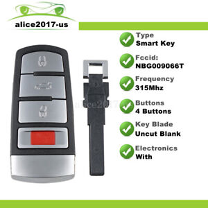 Tested CC 3 Button Smart Keys Job Lot 7 x Vw Passat
