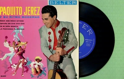 PAQUITO JEREZ / Rock And Rock Gitano / BELTER 50.500 Press Spain 1961 EP VG - Image 1 of 4