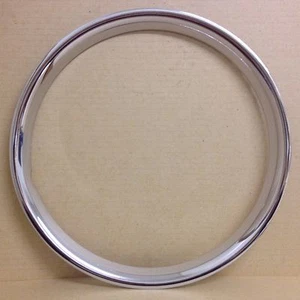 17" Chrome Wheel Embellisher Rim Trim – Classic Car Accessory Made in England. - Picture 1 of 4