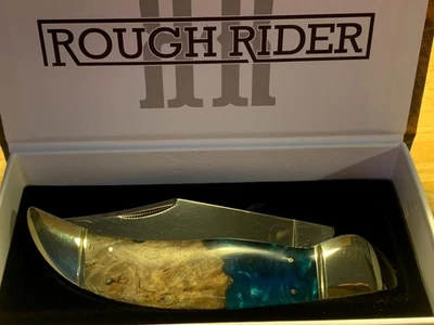 Navaja de bolsillo Rough Rider Pandora Swirl Deer Slayer 5 1/2" RR2650 Foto 1 de 4