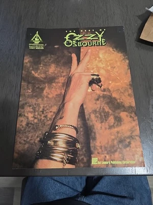 The Best of Ozzy Osbourne 1993 Recorded Guitar Versions Song Book Sheet Music - Image 1 of 4