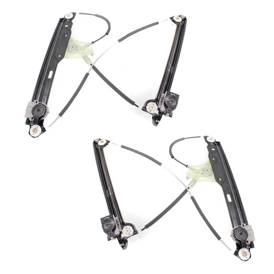 For BMW 550i GT xDrive 2010-2017 Window Regulator Driver & Passenger Side Pair Foto 1 de 4