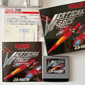 Vertical Force Virtual Boy VB NTSC-J Japan Import Nintendo Retro Shmup Game