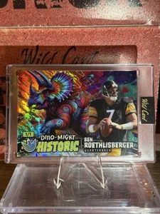 2024 Wild Card DINOMIGHT Prehistoric Football Ben Roethlisberger NUMBERED 1/1 - Picture 1 of 2