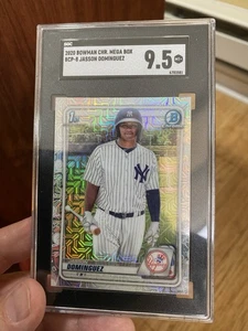Jasson Dominguez 2020 Bowman Chrome Mega Box #BCP-8 SGC 9.5 - Picture 1 of 2