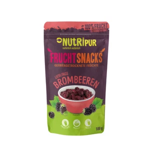 Gefriergetrocknete Brombeere: 100g Früchte ungezuckert, 100% Frucht von NutriPur - Bild 1 von 7
