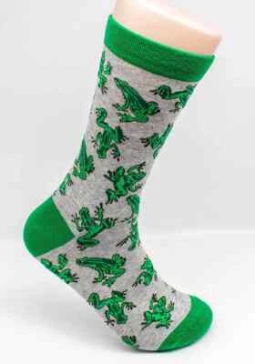 Meias femininas Frog Amphibian novidade - Imagem 1 de 3