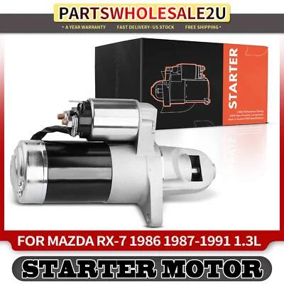 Nuevo motor de arranque para Mazda RX-7 1986-1991 R2 1,3 L 1,2 KW 12 voltios CCW 12 dientes Foto 1 de 4