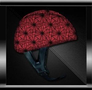 Spiderweb Skinners Helmet Cover For DOT A No Visor Motorcycle Helmet - Bild 1 von 4