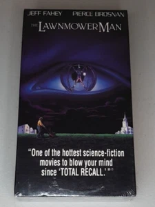 The Lawnmower Man VHS SEALED Jeff Fahey Pierce Brosnan Stephen King Sci Fi Cult - Picture 1 of 4