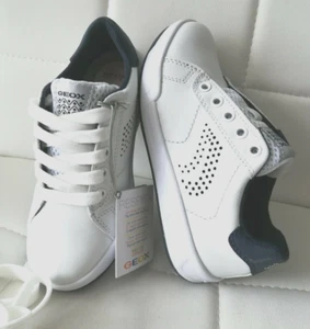 Geox Kinder Schuhe Sneaker J Rolk Boy D Junge Low-Top Leder Antishock Gr. 30 Neu - Bild 1 von 10