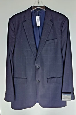 Новый с Ярлыками Banana Republic 2 кнопки темно-синий вересковый блейзер куртка Sz 44L Рекомендуемая розничная цена производителя $229.- - Изображение 1 из 4