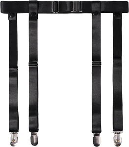 Women'S plus Size Thigh Garter Belts, Adjustable High Elastic Garter Belt and St - Picture 1 of 12