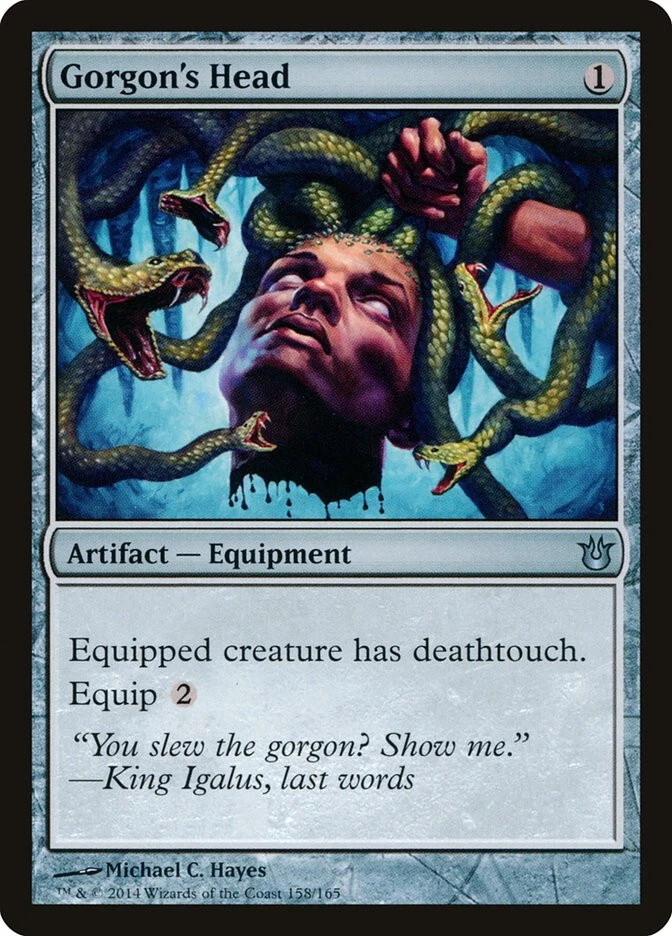 MTG Gorgon's Head  - Born of the Gods #158 - Image 1 of 1