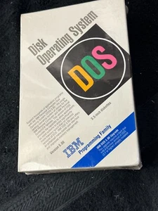IBM DOS Version 5.0 3.5 Disk Media Sealed - Picture 1 of 3