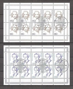 RFA 1939-1940 1997 Hoja estampada Mujeres alemanas de la historia - Imagen 1 de 1