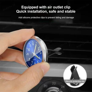 Mini tablero de instrumentos de coche reloj adhesivo accesorios de coche para coche camión vehículo - Imagen 1 de 7