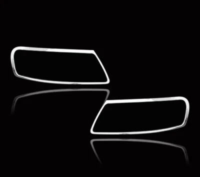 Cubierta envolvente del bisel de los faros cromados para Volkswagen Touareg Pre-facelift Foto 1 de 3