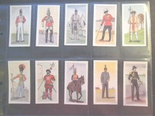 1954 Morning Foods BRITISH UNIFORMS military Trade set 25 cards like tobacco