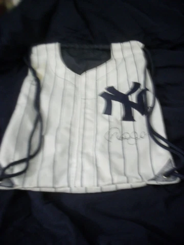 NY YANKEES DEREK JETER MLBPA BACKPACK - DRAW STRING - CLOTH Cover