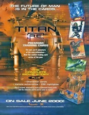 TITAN AE  PREMIUM TRADING CARD DEALER SELL SHEET    