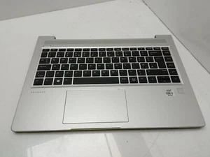 HP ProBook 440 G7 Laptop UK Keyboard Touchpad Palmrest Assembly L38138-031 - Picture 1 of 3