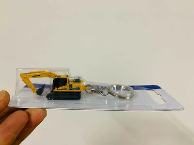 Universal Hobbies UH5852 Komatsu HB215 Hybrid Excavator Diecast Keyring Ketchain - Image 1 of 4