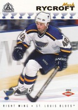 2001-02 Pacific Adrenaline Hockey Retail #222 Mark Rycroft RC St. Louis Blues