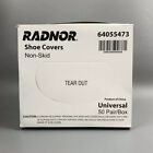 RADNOR Shoe Covers Non-Skid 100 (50 Pair) Universal Size 64055473