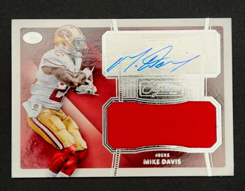 2015 Panini Donruss Mike Davis Signature Series RPA 49ers Rookie RC Auto No. 469 - Image 1 of 2