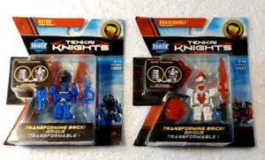 2 Ionix Tenkai Knights Transforming Bricks Robots Bravenwolf, Kutor, See Desc. - Picture 1 of 9