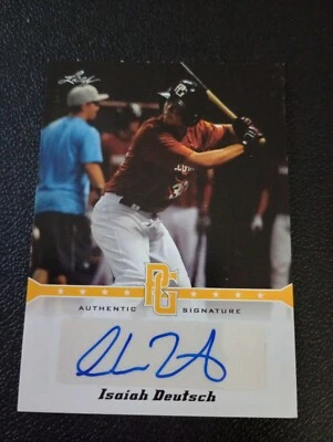 2013 Leaf Isaiah Deutsch AUTOGRAPH Pepperdine 27/50 - Image 1 of 2