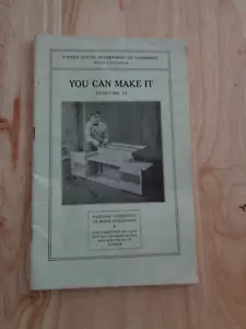 US-Handelsministerium, Holzverwendung: You Can Make It, Vol I SC 1929 - Bild 1 von 1