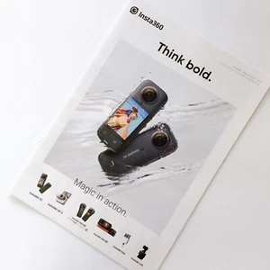 Insta 360 Japanese General catalog Vo.3 for X3/GO3/ONE RS/Flow/Link ActionCamera - Picture 1 of 13